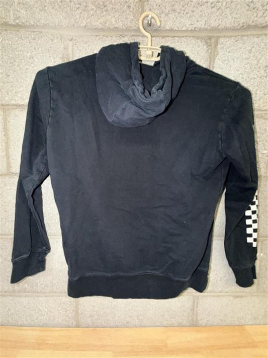 Quiksilver Logo Hoodie Size M 2010 Black Surf Skate Pullover