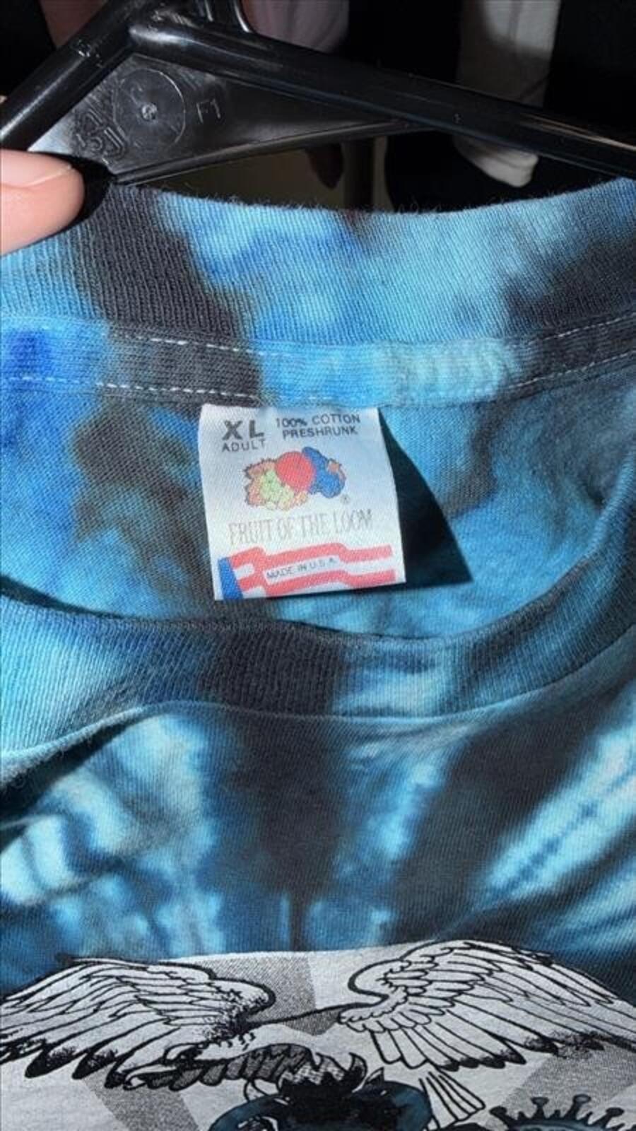 Vintage Queen Band Tie Dye T Shirt XL Fruit Of The Loom