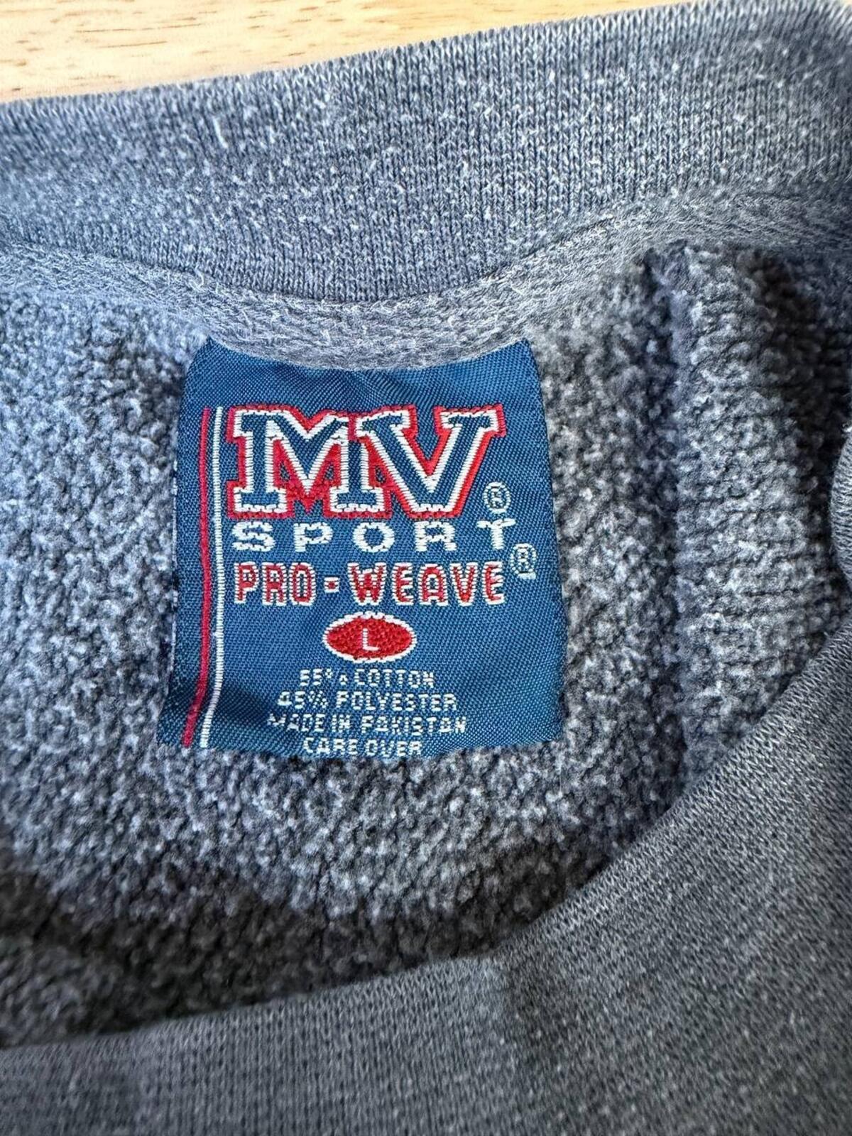 Vintage Sport Huskies Crewneck Sweatshirt Embroidered Large