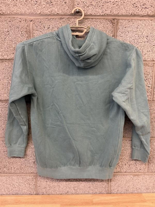 Zunie Sportswear LA Graphic Hoodie Green Pullover Size L