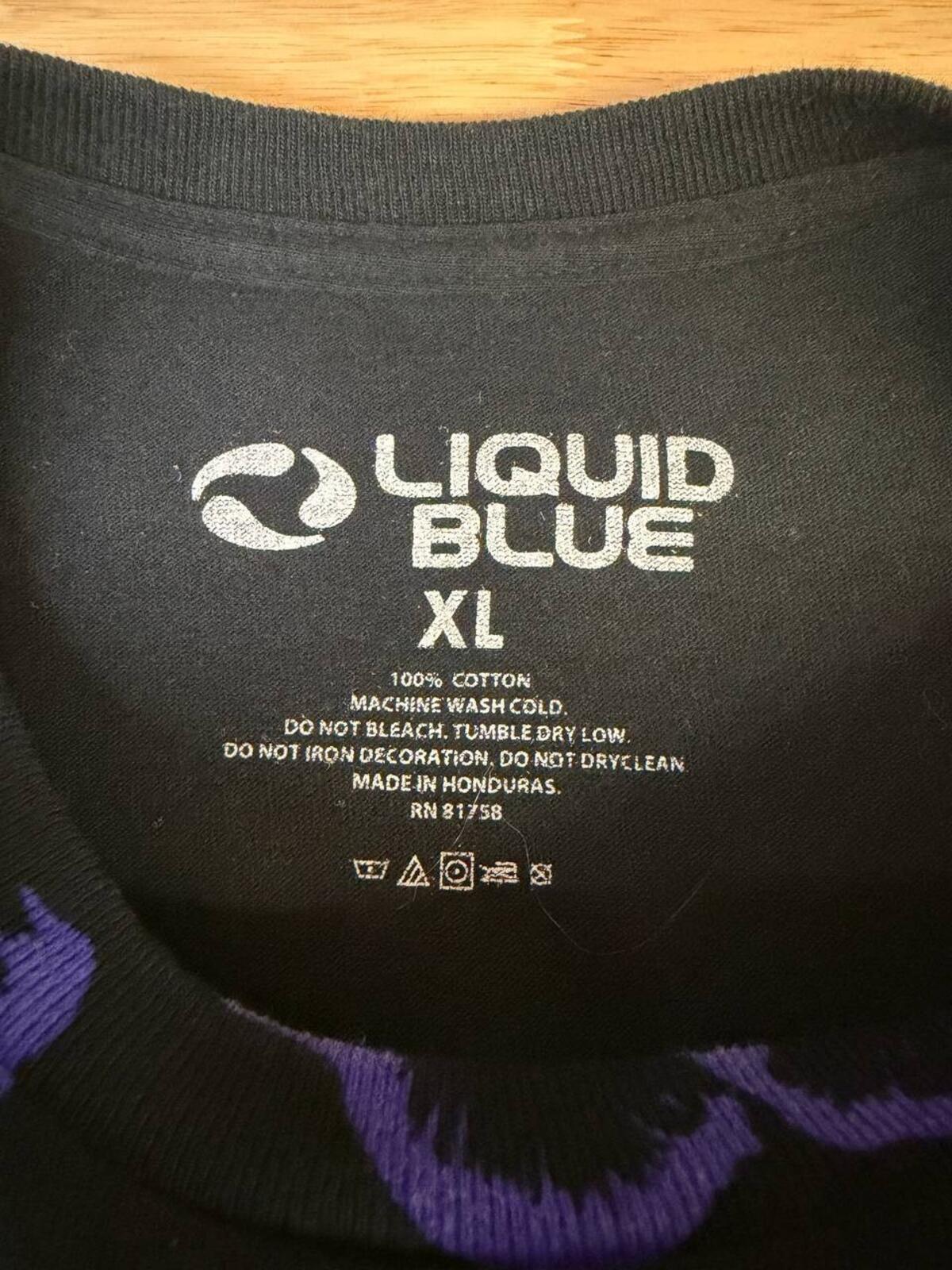 Liquid Blue Red Dragon Fantasy All Over Print Graphic XL