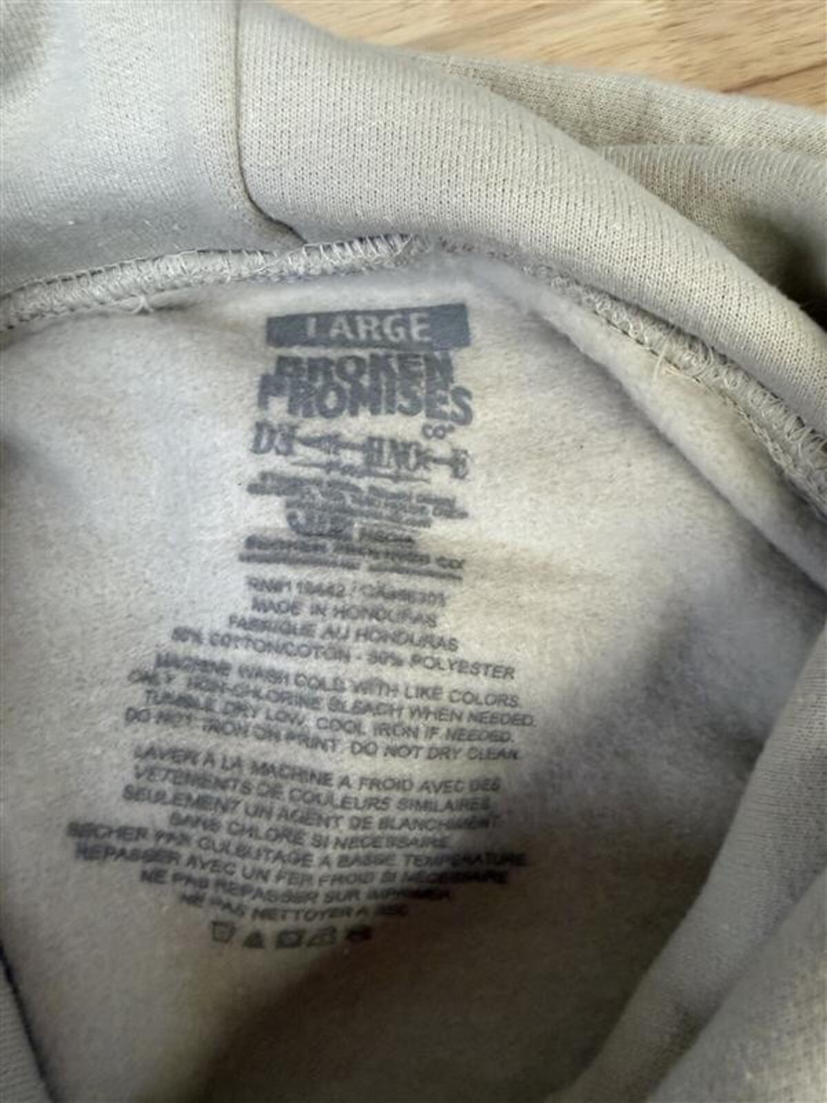 2020s Broken Promises Death Note Misa Hoodie Anime Size L