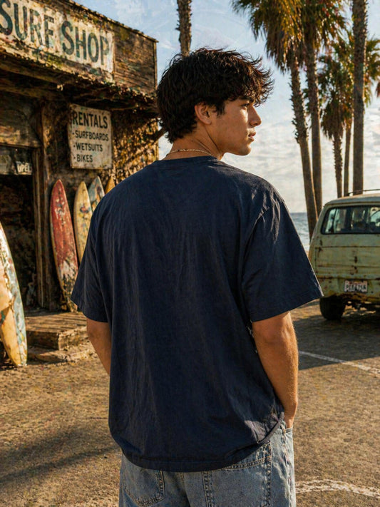 Hurley 100% Cotton XXL 2XL Mens Blue Surf Tshirt New w/ Tags