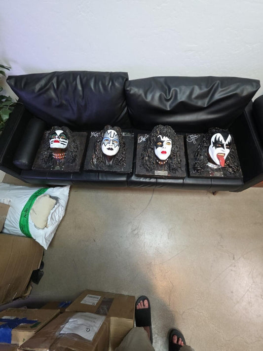 KISS Illusive Originals 3D Wall Head Busts Original Members