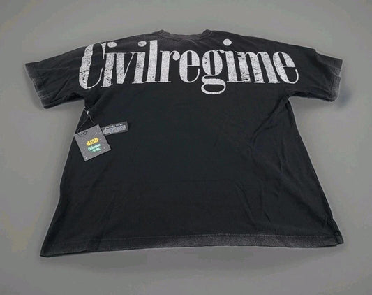 Civil Regime X Star Wars Hope Princess Leia Black Large NWT