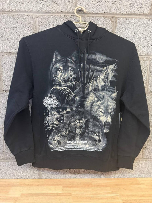 Darc Sport Wolves Forever Hoodie 346/1000 Large Limited Rare
