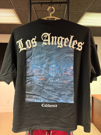 🔥Triumph Tragedy Los Angeles California T Shirt Black 5XL