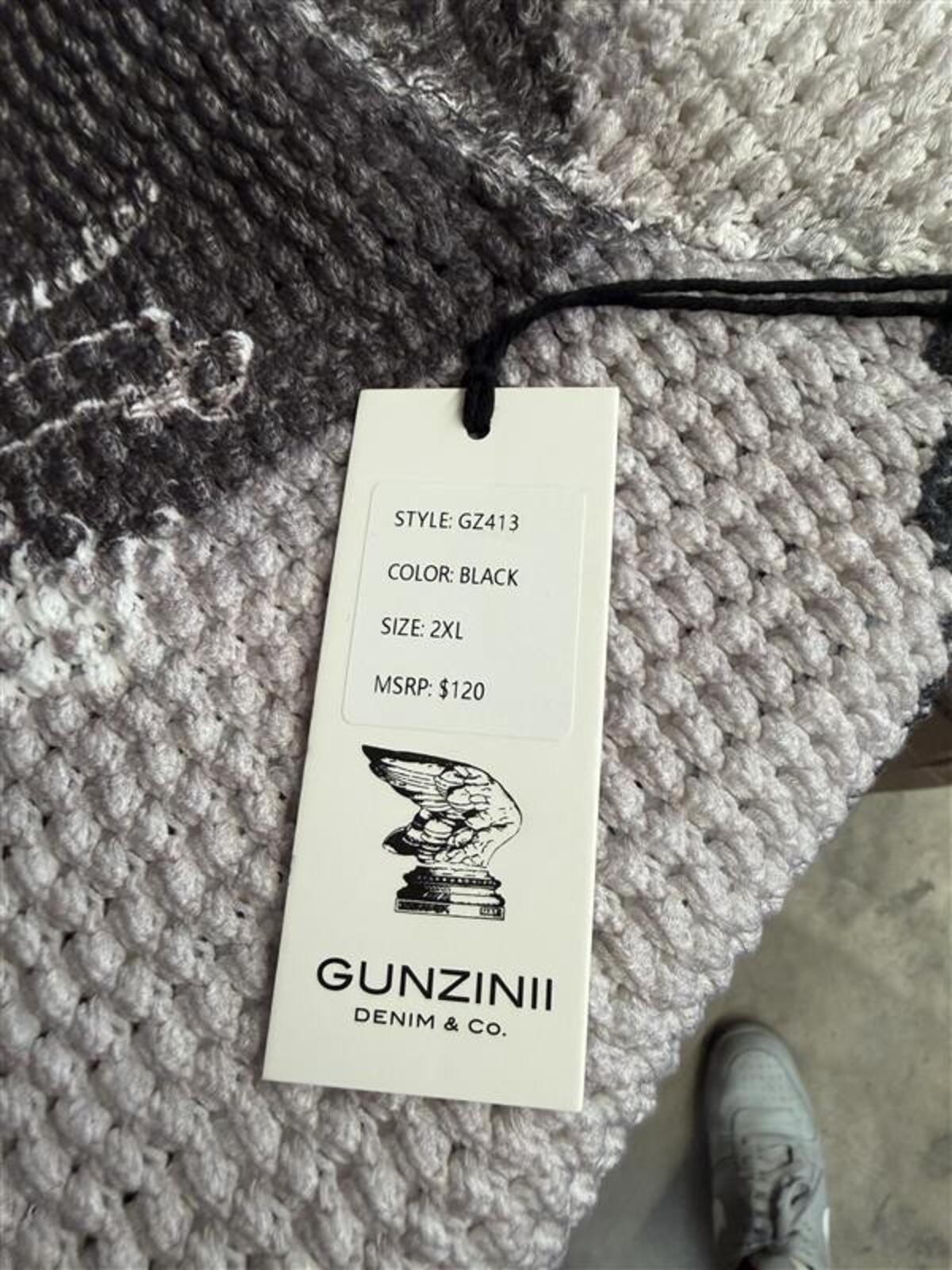 2020s Gunzinii Knit Button Up Shirt 2XL Luxury Streetwear