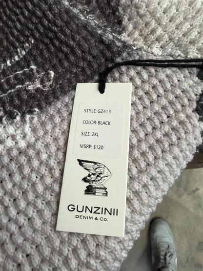 2020s Gunzinii Knit Button Up Shirt 2XL Luxury Streetwear