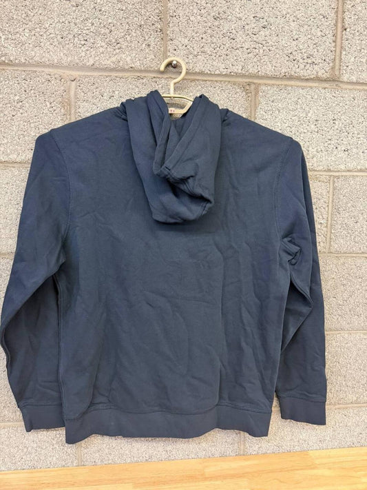 BOSS Hoodie XL Navy Blue Pullover Designer Luxury Streetwear