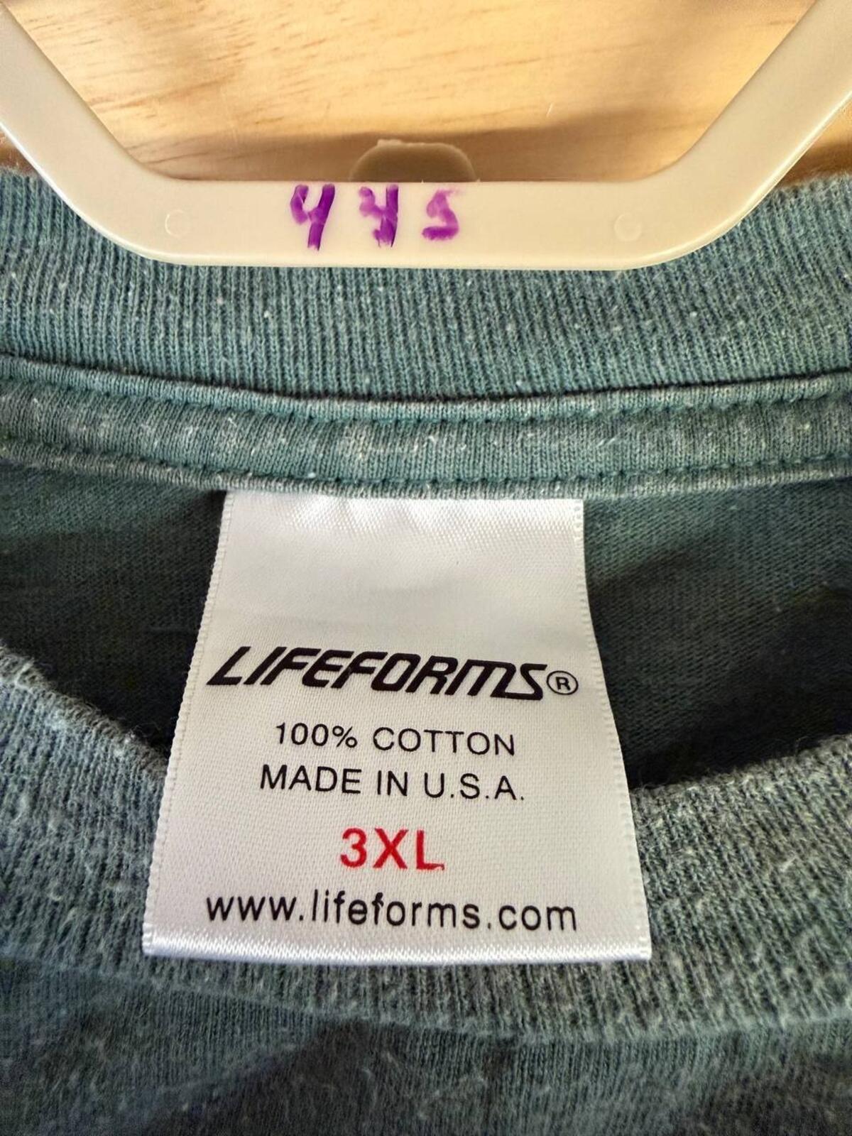 Vintage Lifeforms Bad Frog Day Tee 3XL USA Made Skate Surf