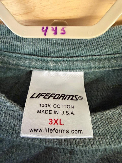 Vintage Lifeforms Bad Frog Day Tee 3XL USA Made Skate Surf