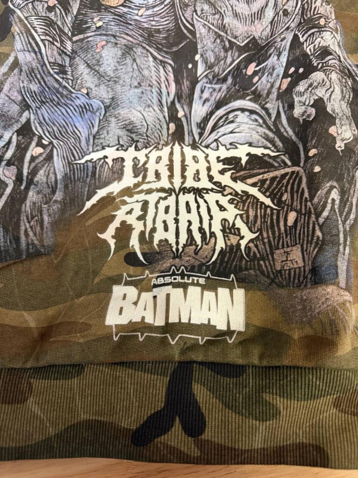 Dechire Batman Camo Crewneck XL Streetwear Sweatshirt