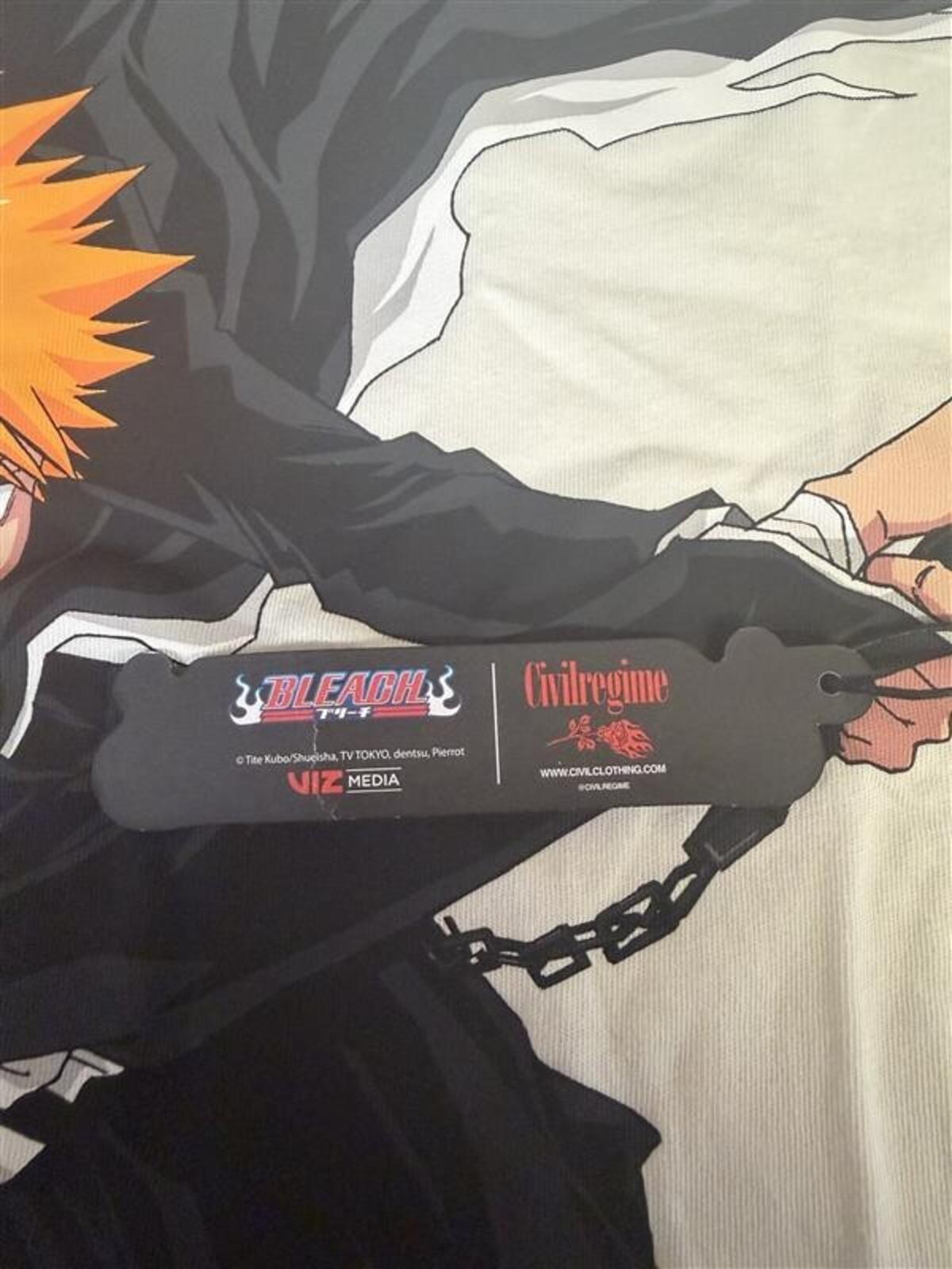 Civil Regime Bleach Ichigo Graphic M White Anime Streetwear