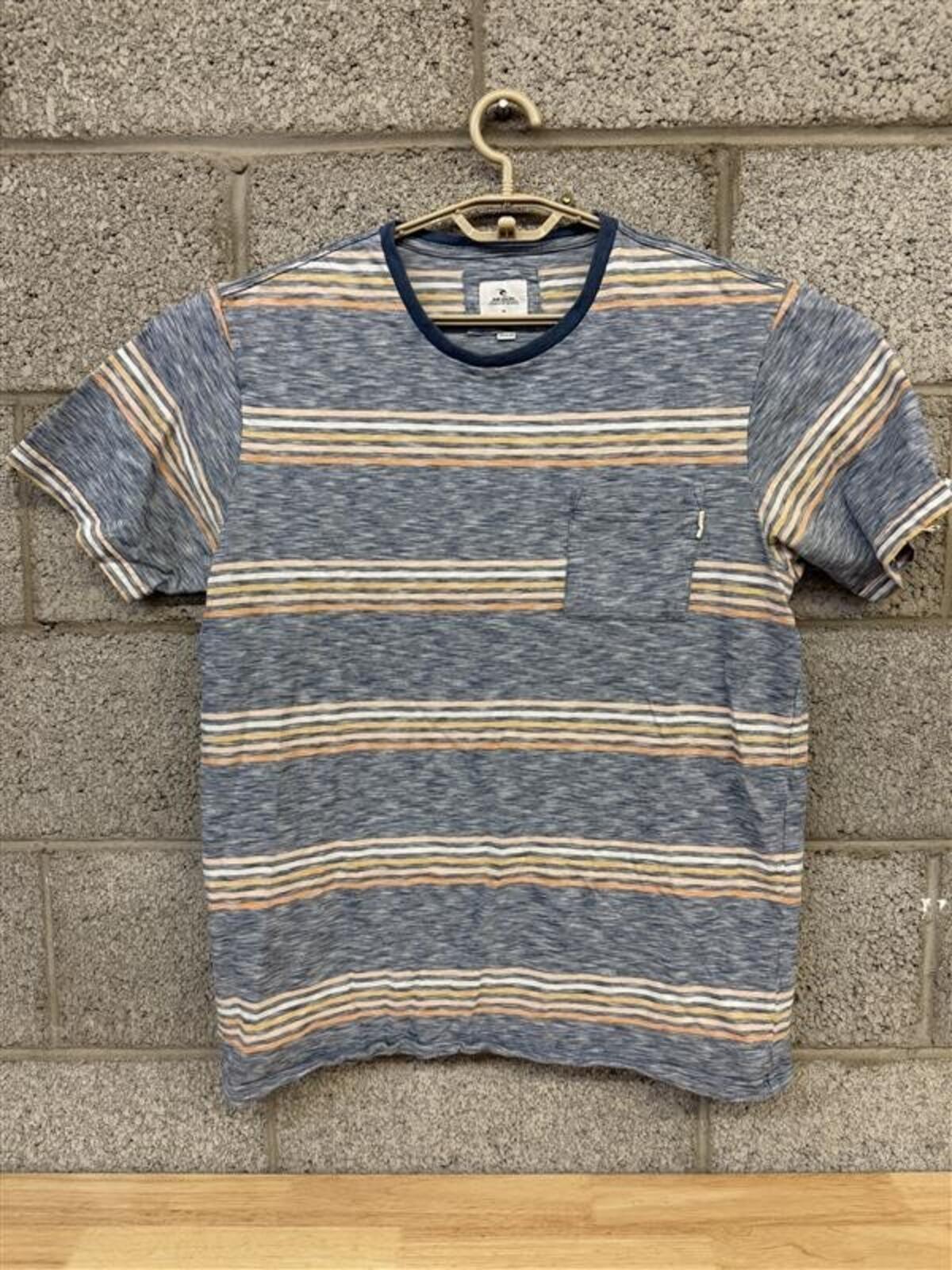 Rip Curl XL Striped Short Sleeve T-Shirt