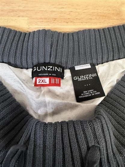 2020s Gunzinii Denim Co Knit Shorts Graphic 2XL NWT Luxury