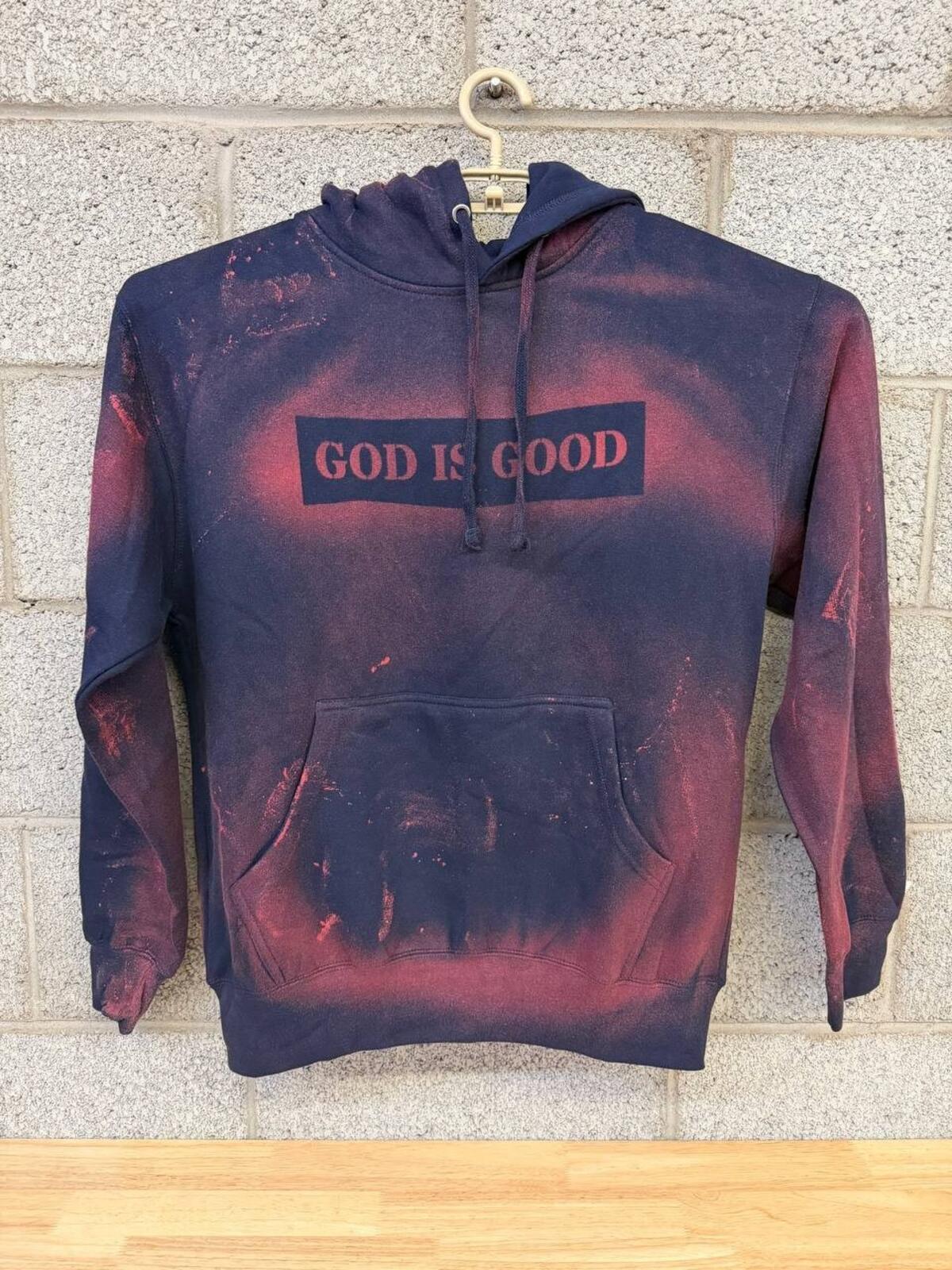 God Is Good Protect Ya Peace Hoodie M Black Streetwear