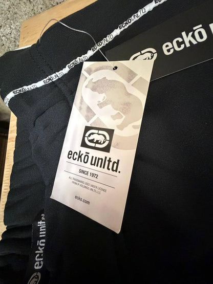 2020s Ecko Unltd Black Jogger Sweatpants Medium Streetwear