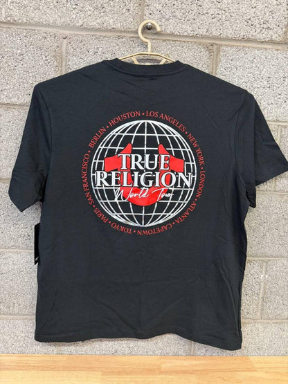 2021 True Religion World Tour Graphic Tee Black 2XL NWT