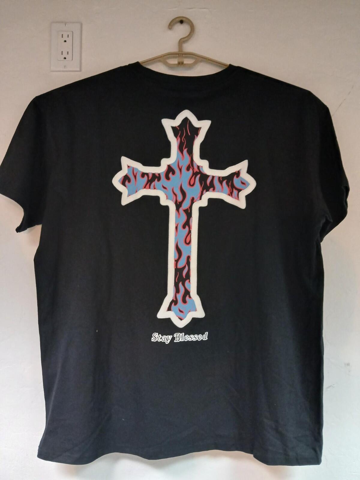 FAITH Cross Graphic Tee – Men’s 3XL | Black Christian Street