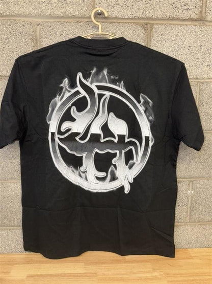 Lost Hills T-Shirt 2XL Gothic Streetwear Flame Logo Rare