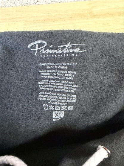 Primitive Skateboarding Camo Hoodie Black Grey Streetwear XL