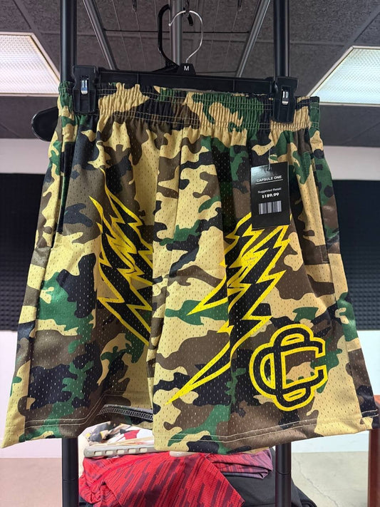 Corrupted Creative Capsule One Camo Basketball Shorts Medium