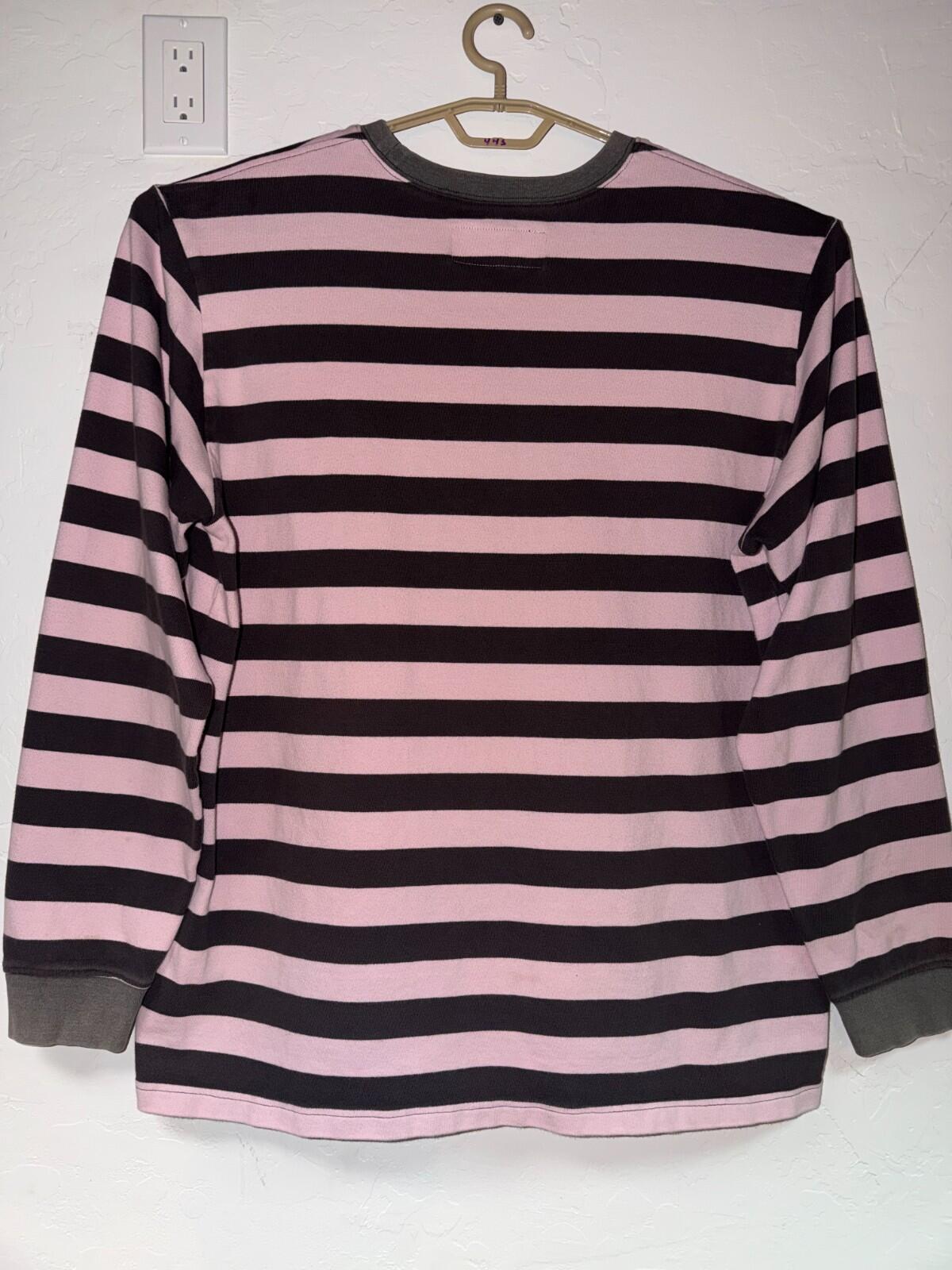 No Boundaries Striped Long Sleeve – Men’s XL  Crewneck