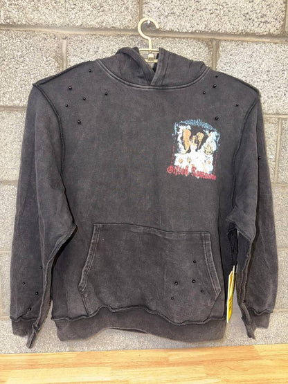 Gifted Romance Angel Hoodie 2X Streetwear Black Hoodie 2020s