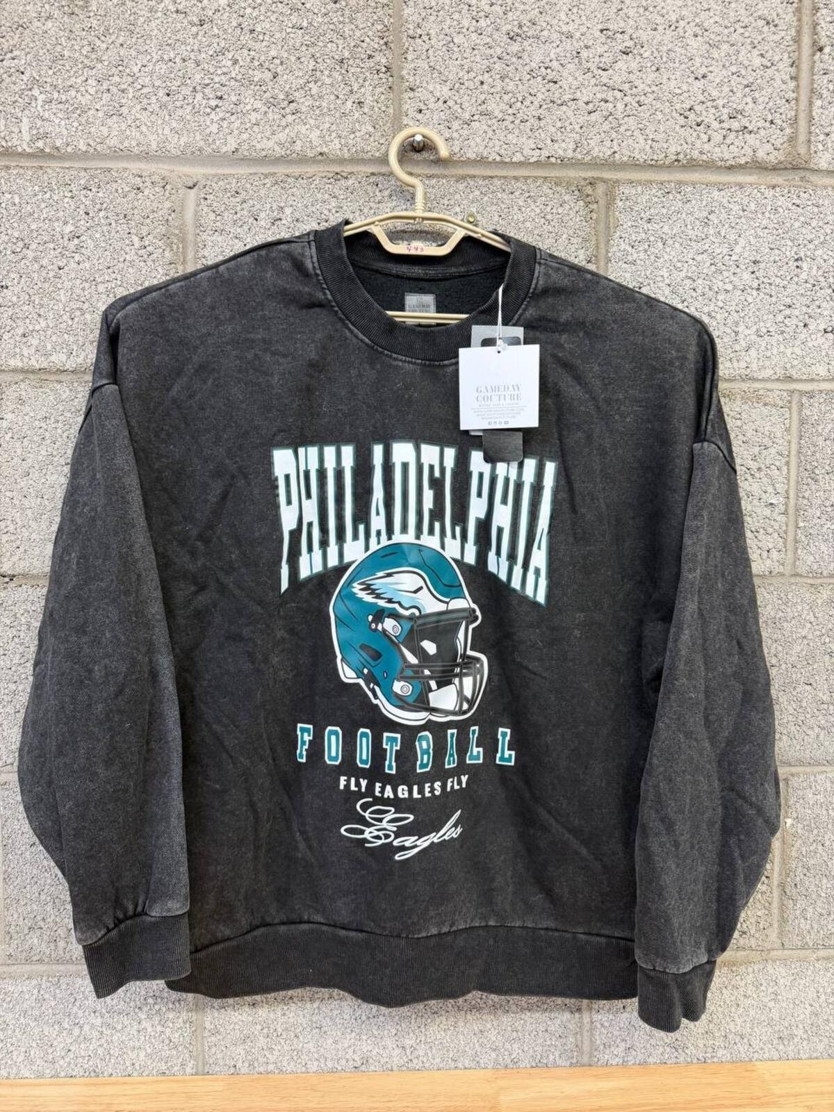 Philadelphia Eagles Crewneck Sweatshirt Large NFL Pullover