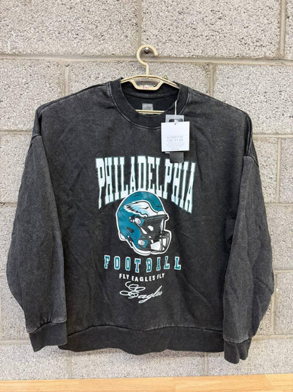 Philadelphia Eagles Crewneck Sweatshirt Large NFL Pullover