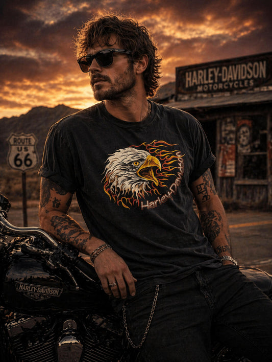 Vintage 1998 Harley Davidson T- Shirt Mens L