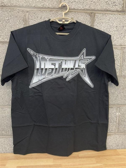 Lost Hills T-Shirt 2XL Gothic Streetwear Flame Logo Rare