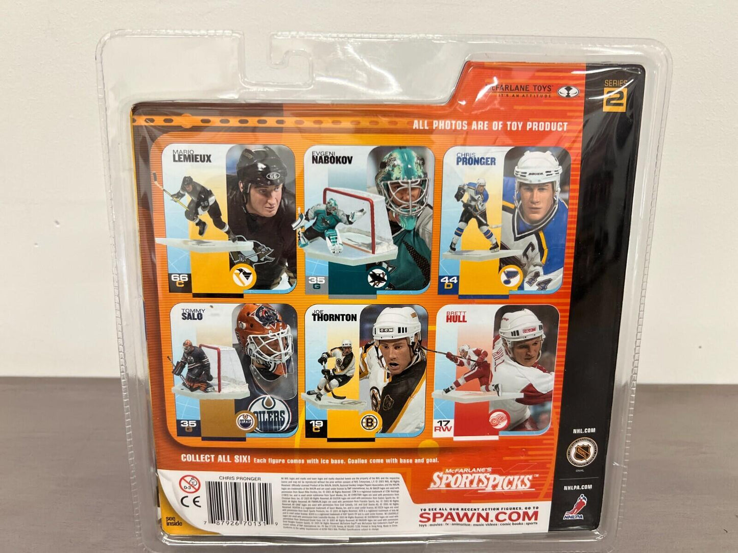 MCFARLANE NHL SERIES 2 CHRIS PRONGER ACTION FIGURE – NEW IN PACKAGE (NIP)