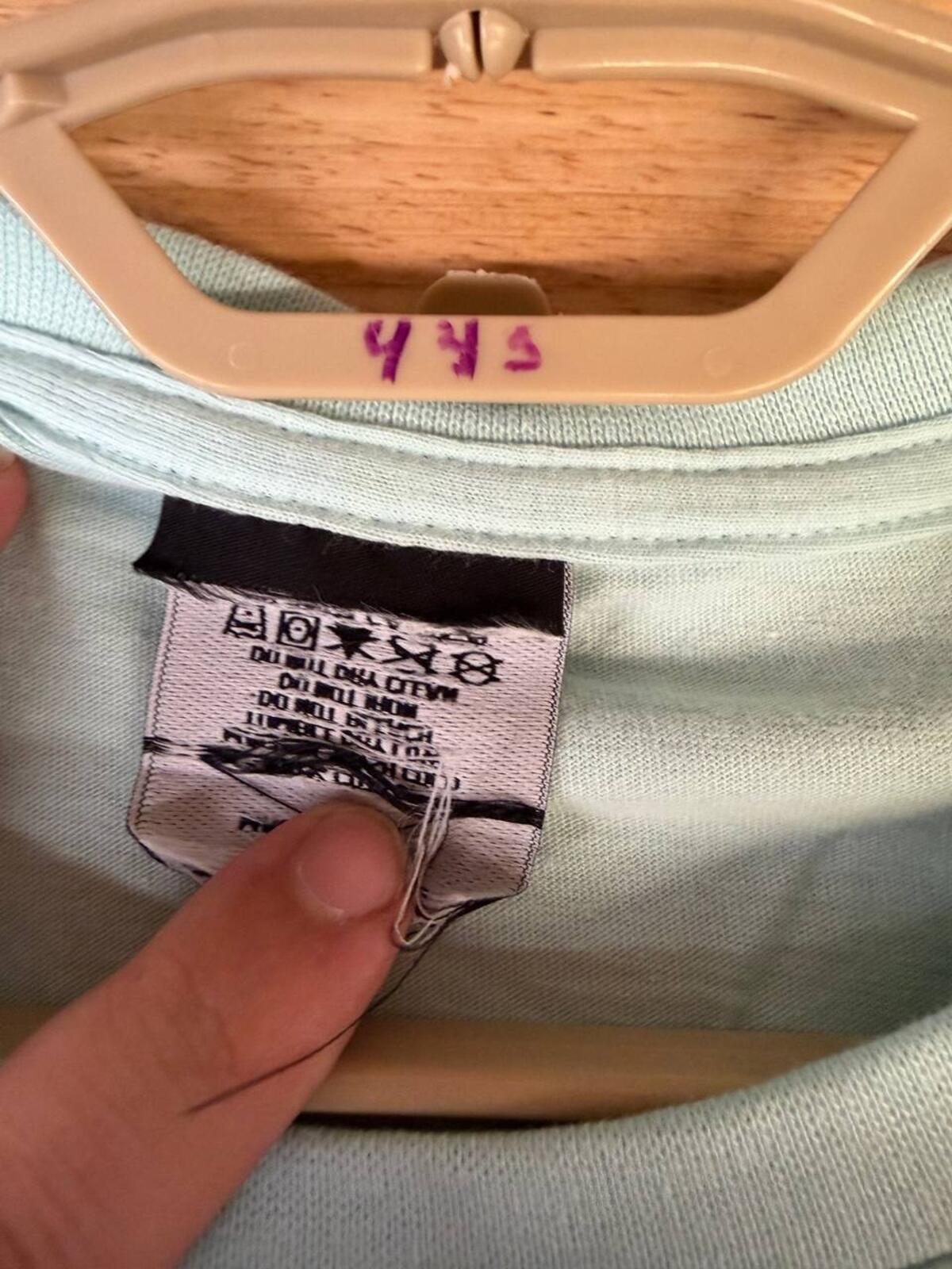 2020s Stussy Honolulu Mint Blue Logo TShirt Cut Tag Mens XXL