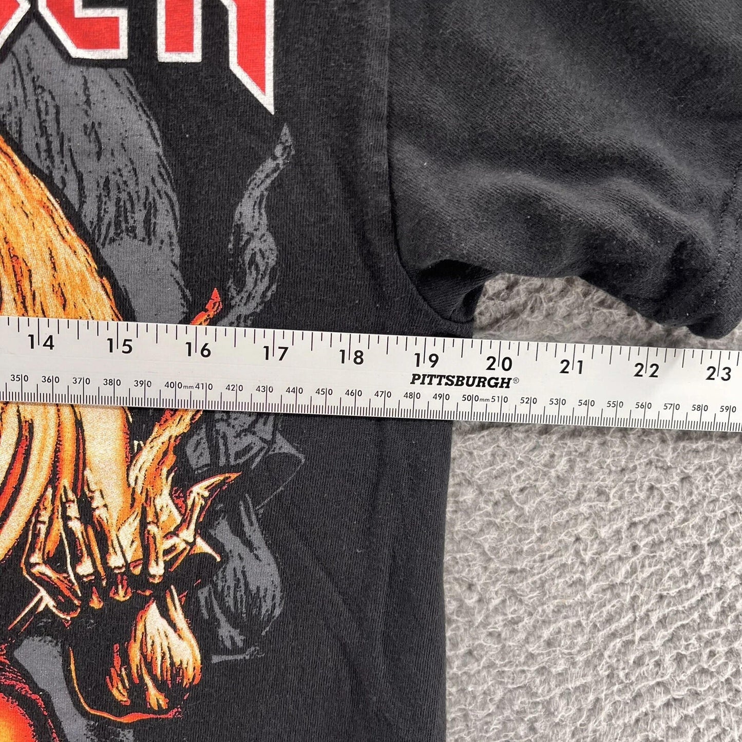 Iron Maiden Number of the Beast Tee L Black Shirt Rock Metal