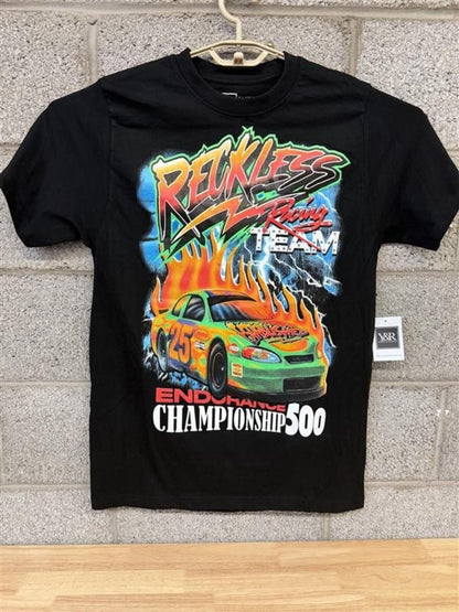 This is a Young & Reckless Reckless Racing Team graphic tee