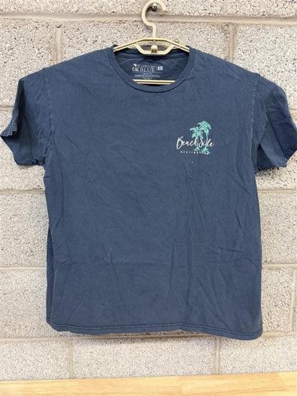 Newport Blue Beach Side T-Shirt L Surf Tee 2010s