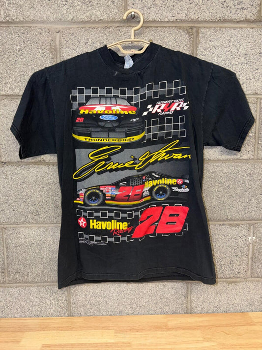 Vintage Ernie Irvan #28 NASCAR Shirt Texaco Havoline Racing