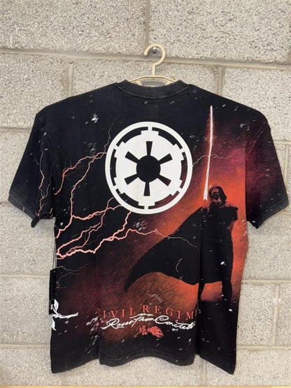 Darth Vader Civil Regime Star Wars Tee M Black Double Sided