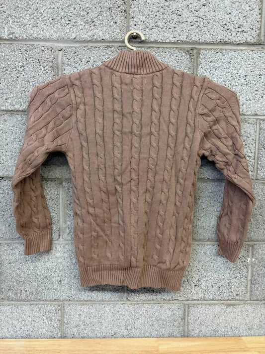 Polo Ralph Lauren Cable Knit Quarter Zip Sweater NWT Small