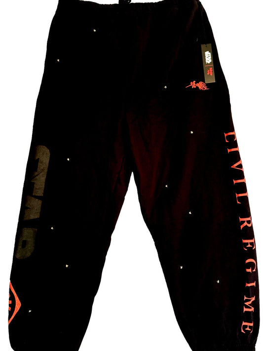 Star Wars Civil Regime Men's Black Sweatpants L