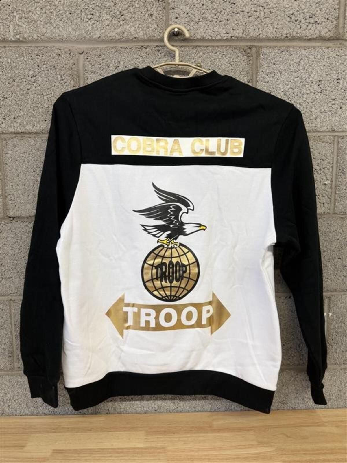 Troop Cobra Club Crewneck Sweatshirt Black White Size 2XL