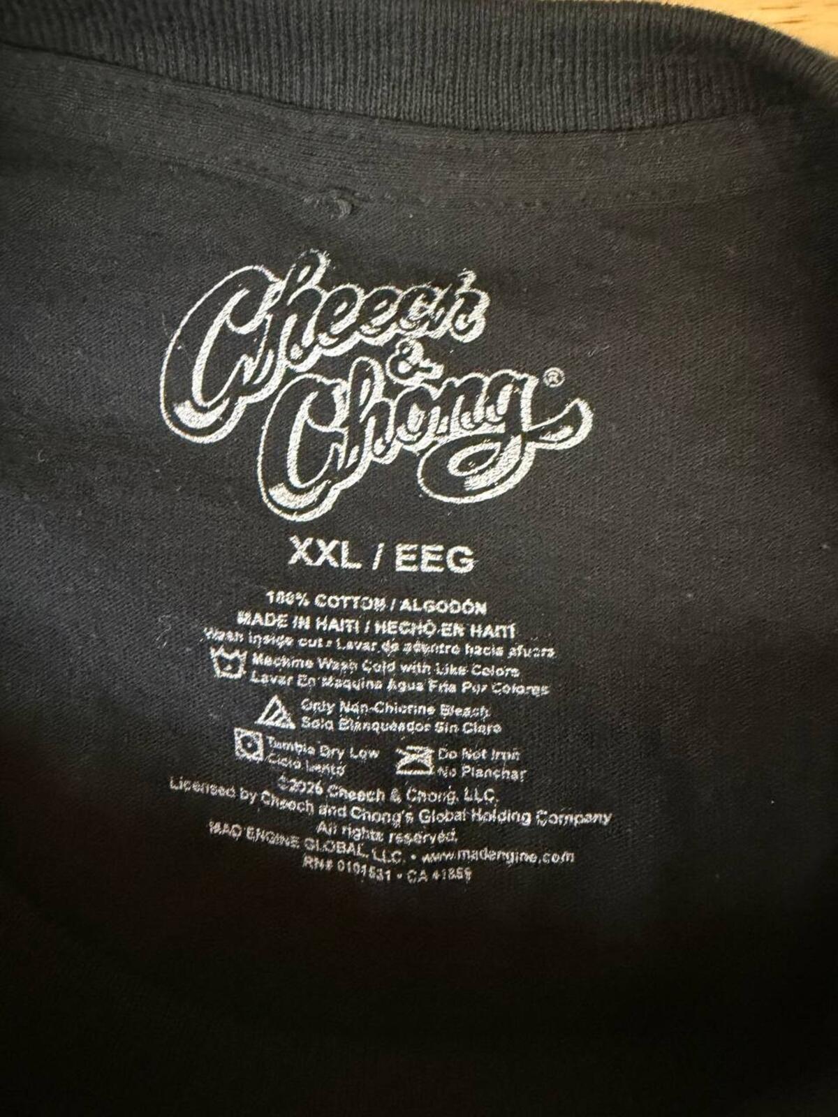 Cheech & Chong Lowrider Tee Black XXL Movie Stoner Shirt