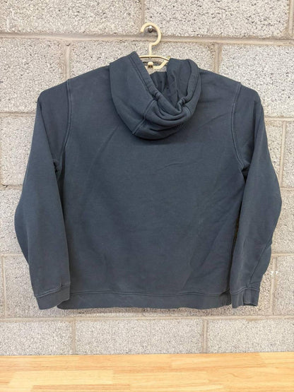 Nike Ghost Distressed Pullover Hoodie Gray Sweatshirt Large