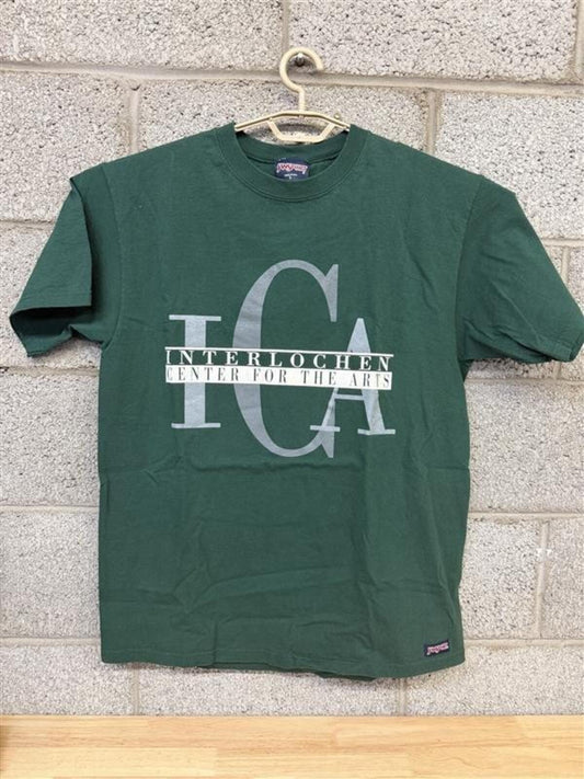 90s Jansport ICA Interlochen Arts Tee USA Made Green Size L