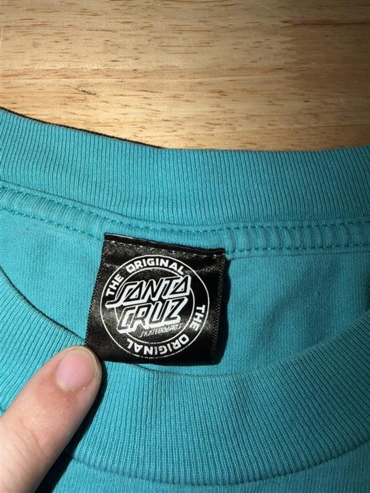 Santa Cruz Wave Dot Size L 2010s Blue Skate Surf Streetwear