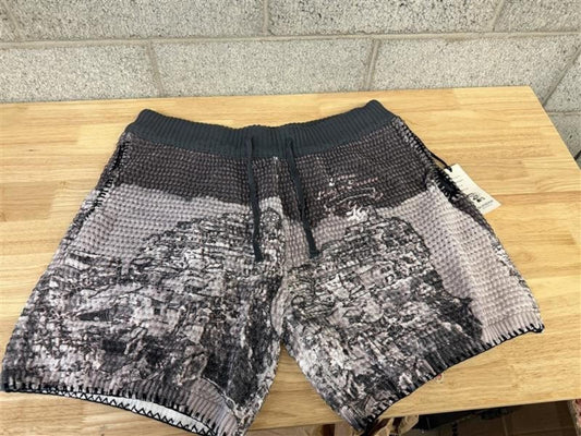 2020s Gunzinii Denim Co Knit Shorts Graphic 2XL NWT Luxury