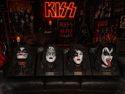 KISS Illusive Originals 3D Wall Head Busts Original Members