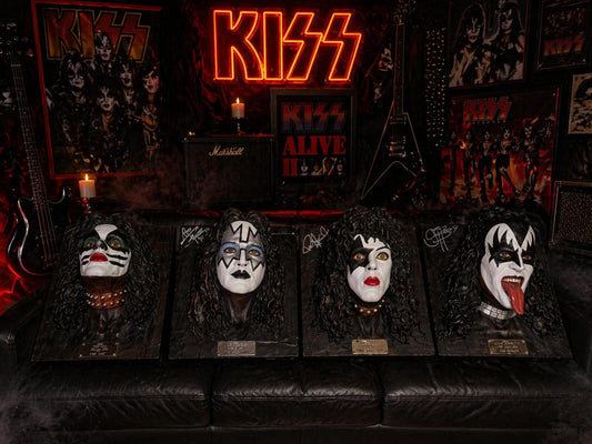 KISS Illusive Originals 3D Wall Head Busts Original Members